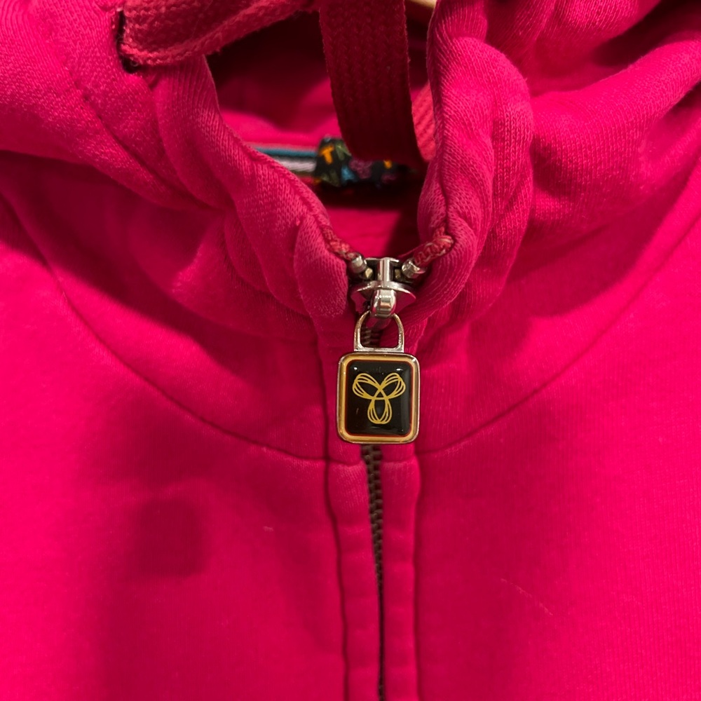 TNA Women's Zippered Pink Hoodie - Picture 5 of 14